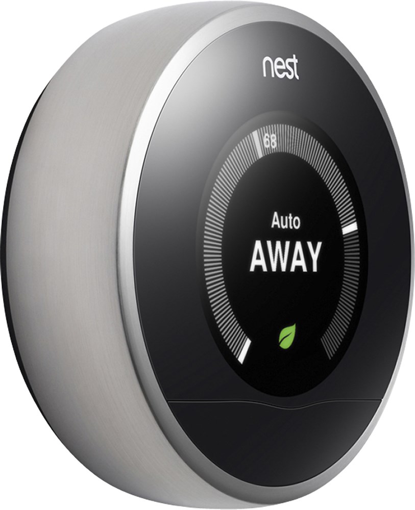 "Buy Online  Google Nest Learning Thermostat 2nd Gen Programmable T200577- Stainless Steel Home Appliances"