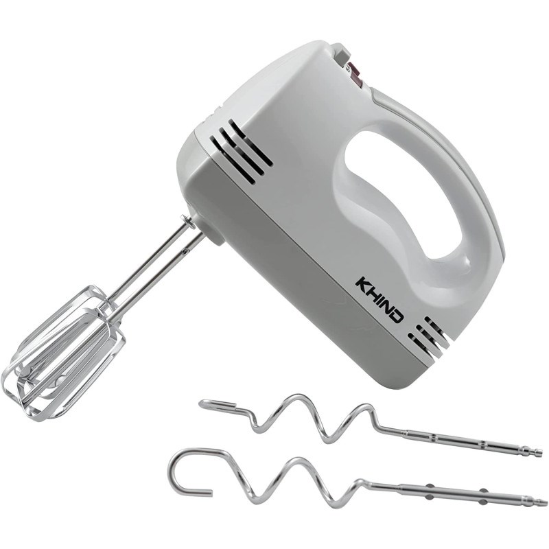 "Buy Online  Khind Made in Malaysia Hand Mixer| Food Grade SS Beater and Hook - HM200 Home Appliances"