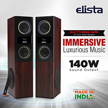 "Buy Online  Elista Speaker ELS TT-14000 AUFB Audio and Video"