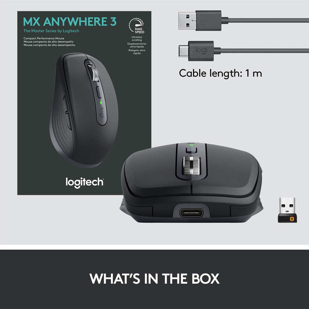 "Buy  Logitech MOUSE MX ANYWHERE 3 GRAPHITE Peripherals  Online"
