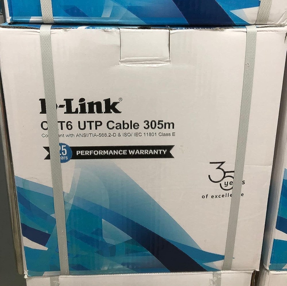 "Buy Online  D-Link CAT-6 UTP Cable Roll 305 meter Accessories"