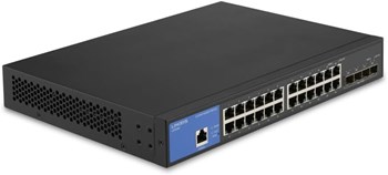 Linksys GIGABIT MANAGED 24-PTOS Switch 4 PTOS 10G SFP+ (LGS328C)