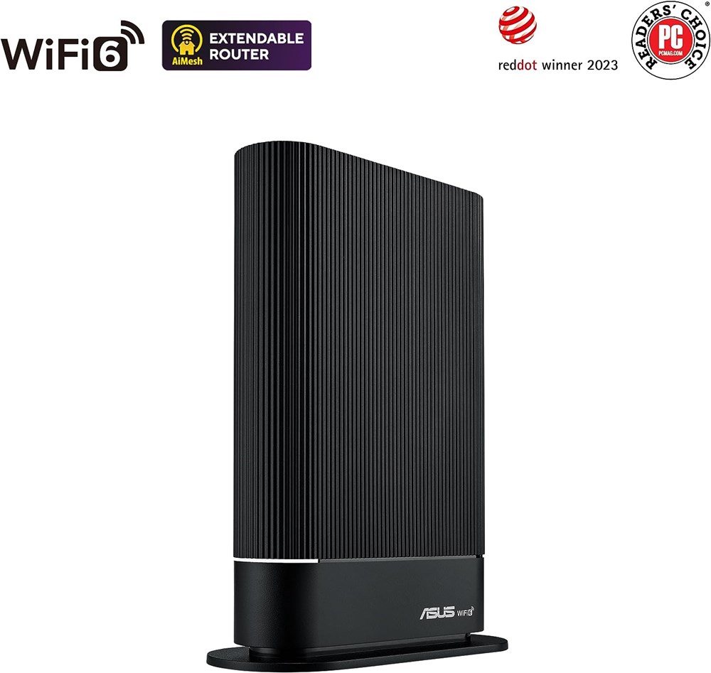 "Buy Online  ASUS RT-AX59U (AX4200) Dual Band WiFi 6 Extendable Router Networking"