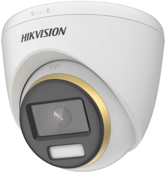 "Buy Online  Hikvision 2 MP ColorVu Fixed Turret Camera-DS-2CE70DF3T-PF(2.8mm) Smart Home & Security"
