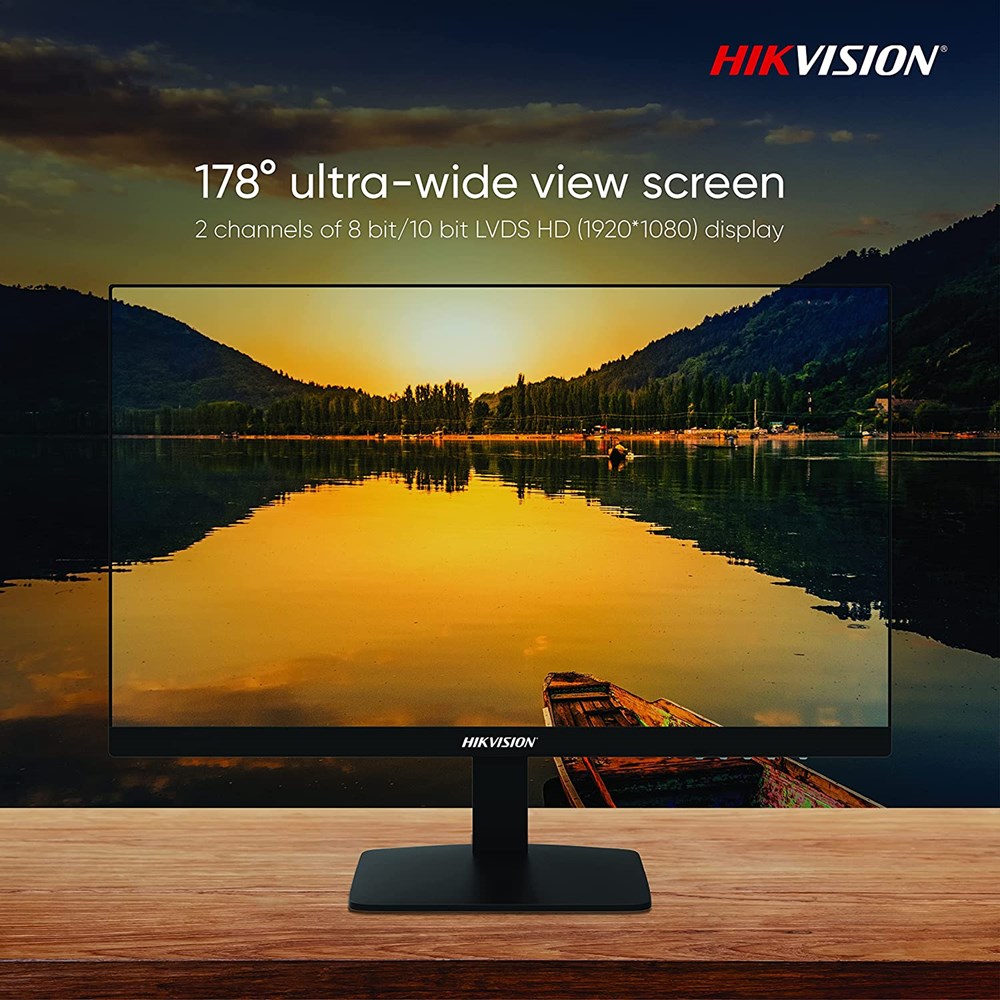 "Buy Online  Hikvision 21.5 inch FHD Borderless Monitor-DS-D5022FN-FC Display"