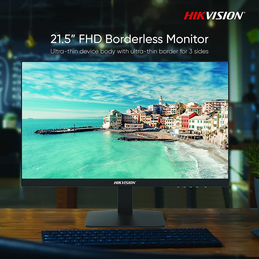 "Buy Online  Hikvision 21.5 inch FHD Borderless Monitor-DS-D5022FN-FC Display"