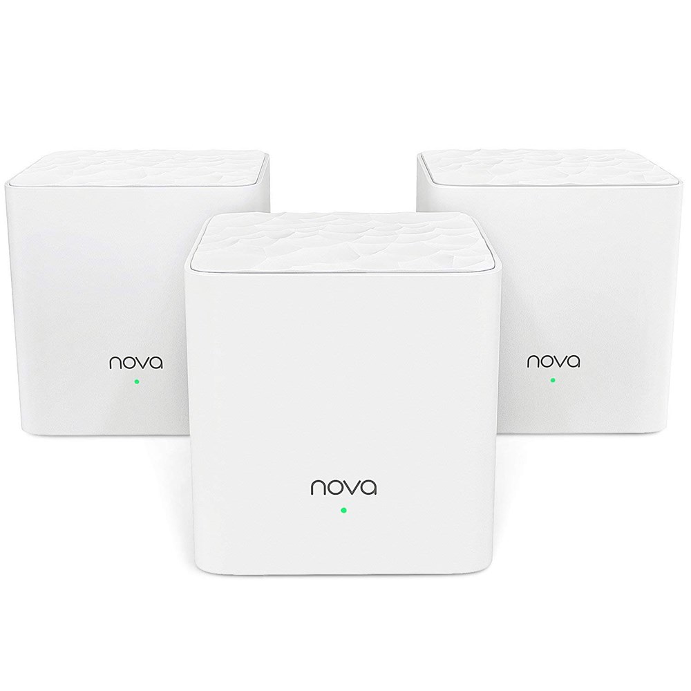 "Buy Online  Tenda MW3 3-Pack AC1200 Whole Home Mesh WiFi System Networking"