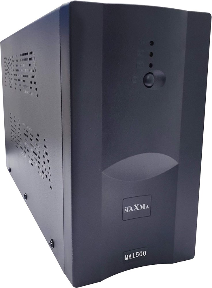 "Buy Online  POWERMAXMA Offline UPS 15OOVA| Line Interactive 2 Bat 9Ah/12V Accessories"