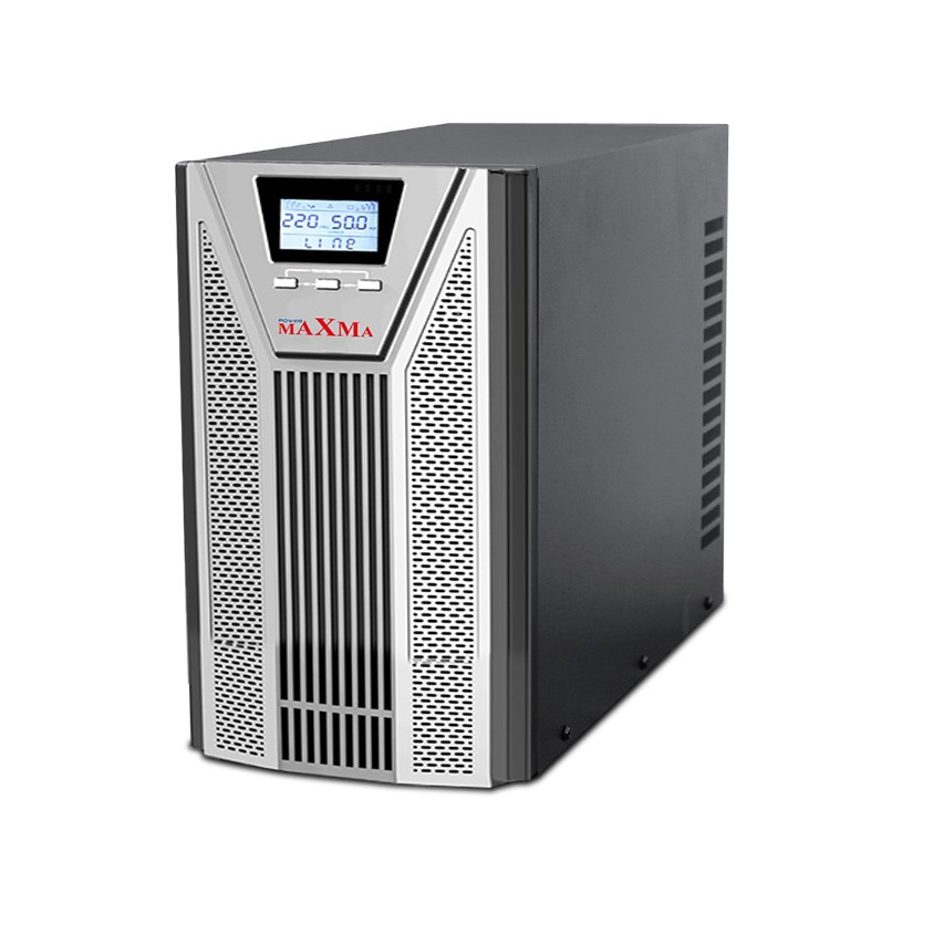 "Buy Online  POWERMAXMA Online High Frequency UPS 2KVA/1800W4 Bat 9Ah/12V| No Transfer Time| Dual conversion|DSP System Accessories"