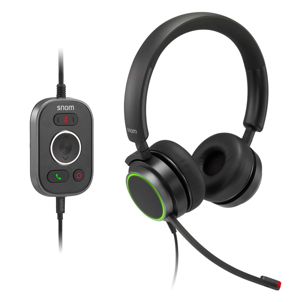"Buy Online  Snom A330D Headset| wired duo Telephones"