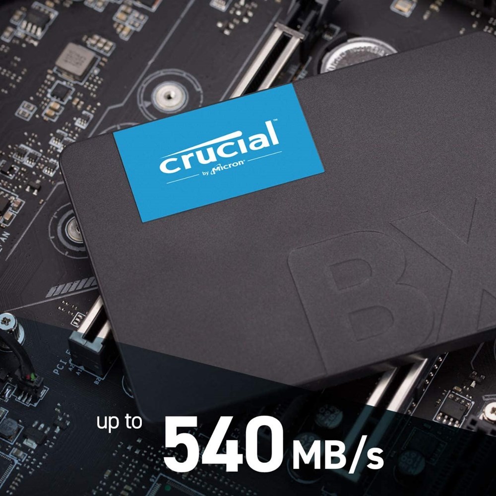 "Buy Online  Crucial BX500 240GB 3D NAND SATA 2.5-inch SSD Tray Peripherals"