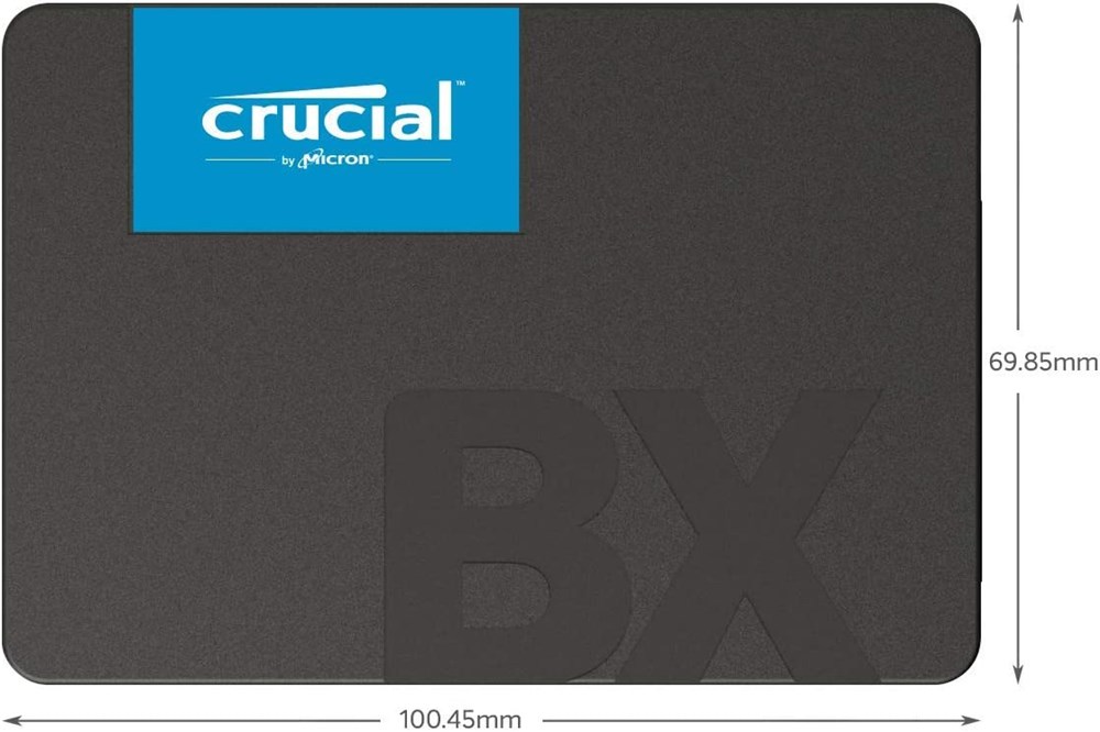 "Buy Online  Crucial BX500 500GB 3D NAND SATA 2.5-inch SSD Tray Peripherals"