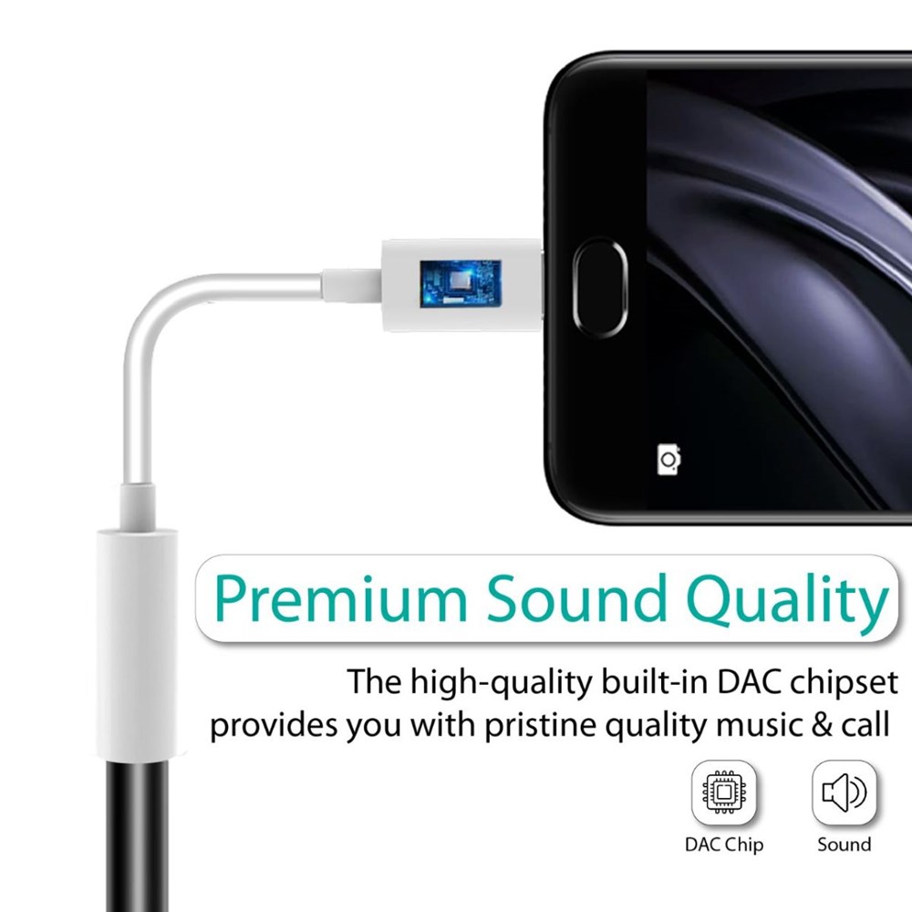 "Buy Online  Promate USB-C to 3.5 mm Headphone Jack Adapter I Type C to 3.5mm Female Aux Audio Cable with HD Sound for Google Pixel 2 3 XL I Samsung I Essential I Huawei I Moto I OnePlus I HTC I Xiaomi I AUXLink-C Accessories"