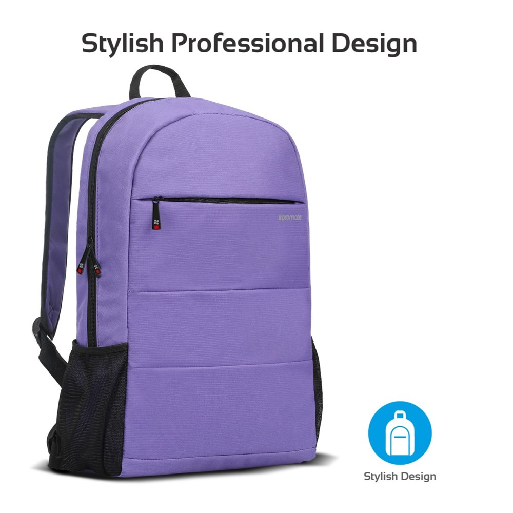 "Buy Online  Promate Travel Laptop BackpackI Lightweight Water-Resistant Computer Bag Blue Accessories"