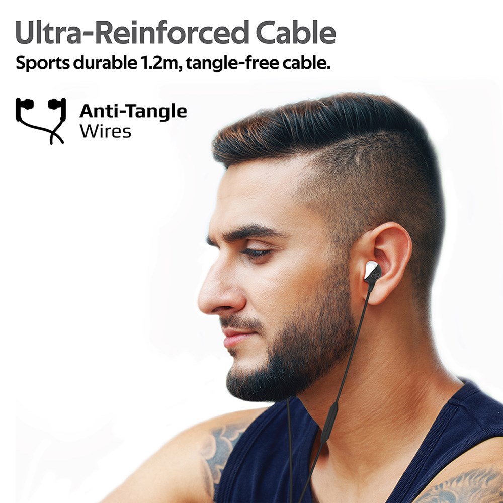 "Buy Online  Promate In-Ear Earbuds HeadphonesI Universal HD Stereo Wired Earphones with Built-In Mic Black Recorders"