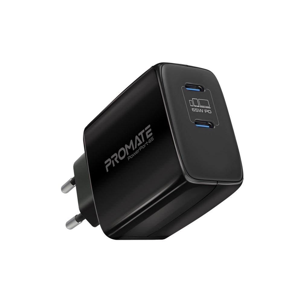 "Buy Online  Promate 65W USB-C Power Delivery GaN Charger Mobile Accessories"
