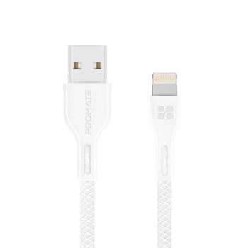  Promate Lightning Cable Ultra-Strong 2A Ultra- Fast Sync And Charge Lightning Connector Ca...
