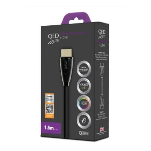 "Buy Online  QED QE6052 Performance Premium HDMI Cable 1.5m Audio and Video"