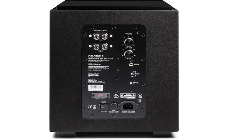 "Buy Online  Definitive Technology Descend DN8 8\ Subwoofer Digitally Optimized For Movies And Music 500W 2021 Model Audio and Video"