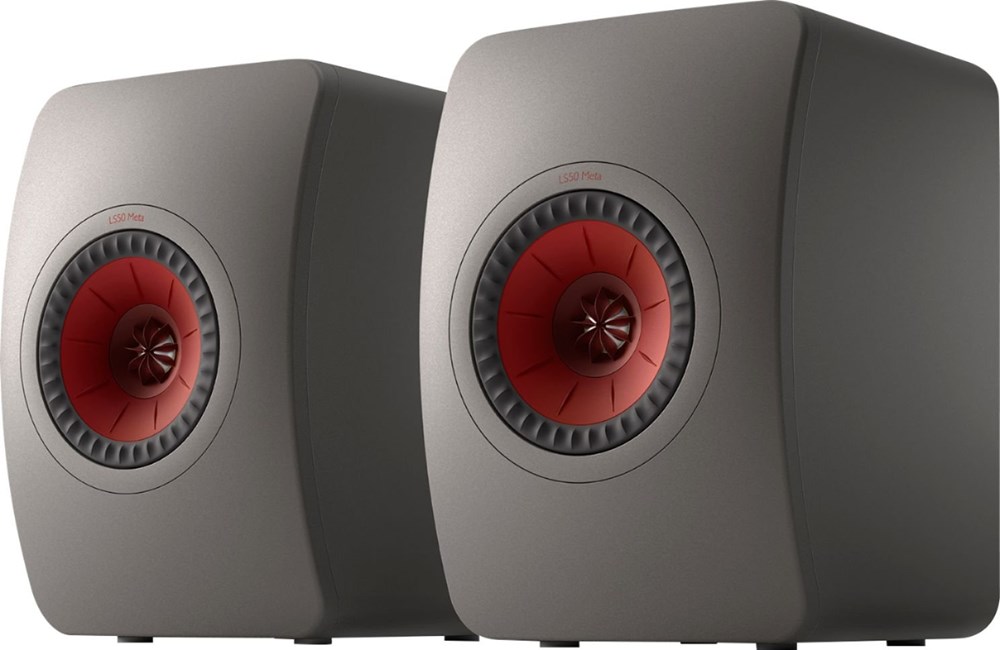 "Buy Online  KEF LS50META Bookshelf Speakers Pair Titanium Audio and Video"