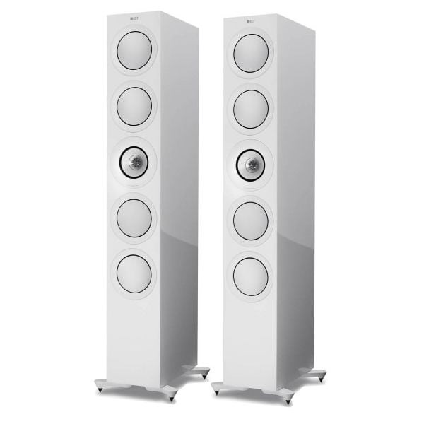 "Buy Online  Kef R11 Floorstanding Speakers White(pair) Audio and Video"