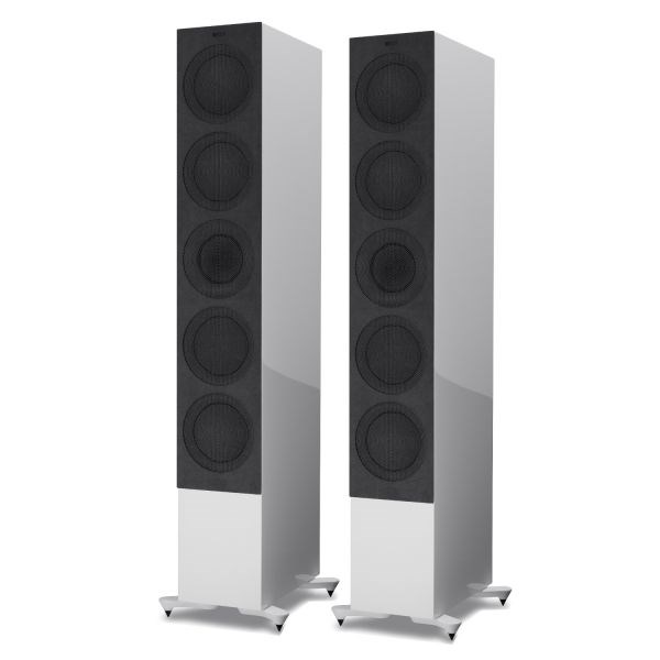 "Buy Online  Kef R11 Floorstanding Speakers White(pair) Audio and Video"