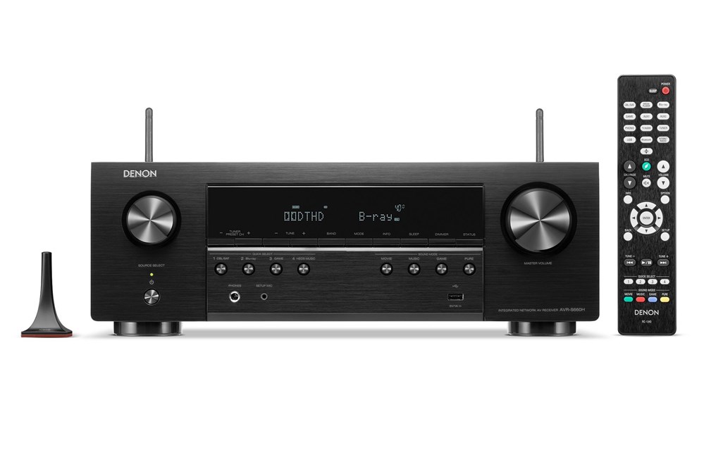 "Buy Online  Denon AVC-S660H 5.2-channel Home Theater Receiver With Wi-fi I Bluetooth I Apple Airplay 2 I And Amazon Alexa Compatibility Audio and Video"