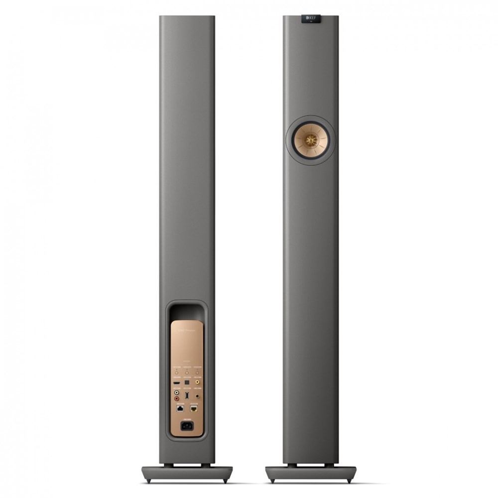 "Buy Online  KEF Titanium Grey LS60 Wireless HiFi Speakers (Pair) Audio and Video"