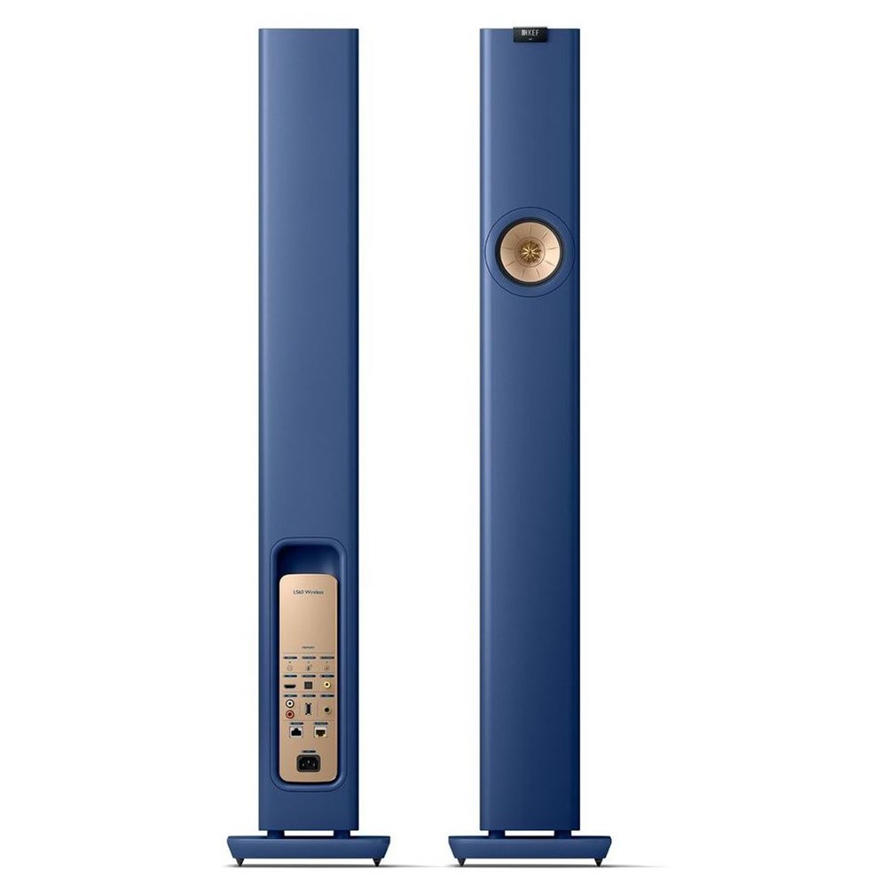 "Buy Online  KEF Royal Blue LS60 Wireless HiFi Speakers (Pair) Audio and Video"