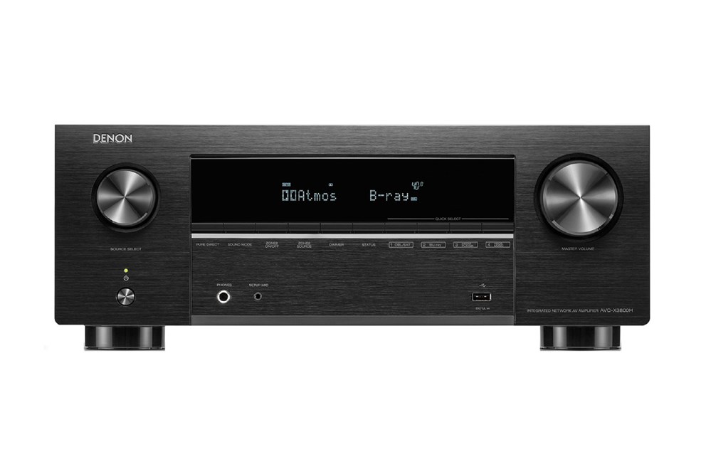 "Buy Online  Denon AVC-X3800H (Black) Dolby Atmos and DTS:X AV Amplifier Audio and Video"