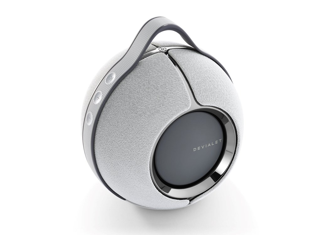 "Buy Online  Devialet Mania Portable Smart Speaker - Light Gray Audio and Video"