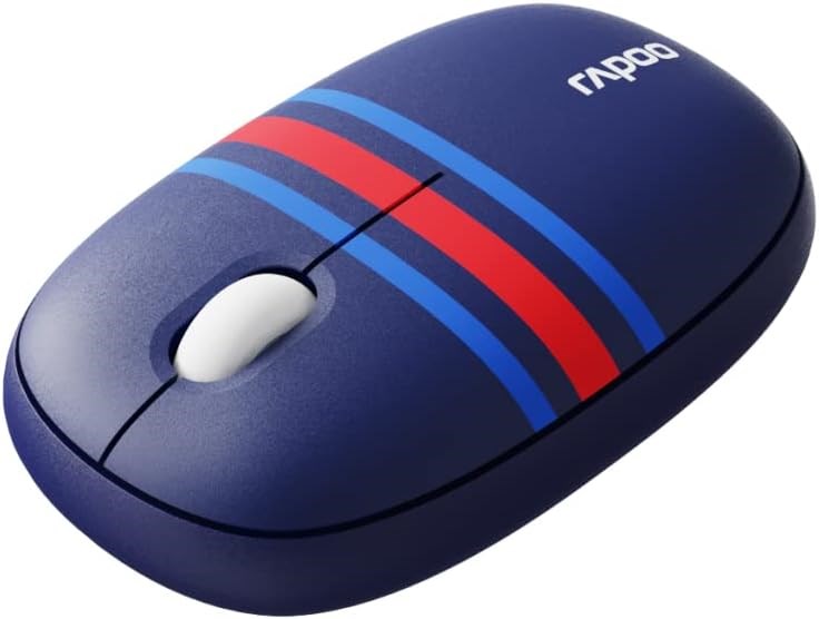 "Buy  RAPOO M650 MOUSE MULTIMODE WIRELESS - FR- BLUE RED Peripherals  Online"