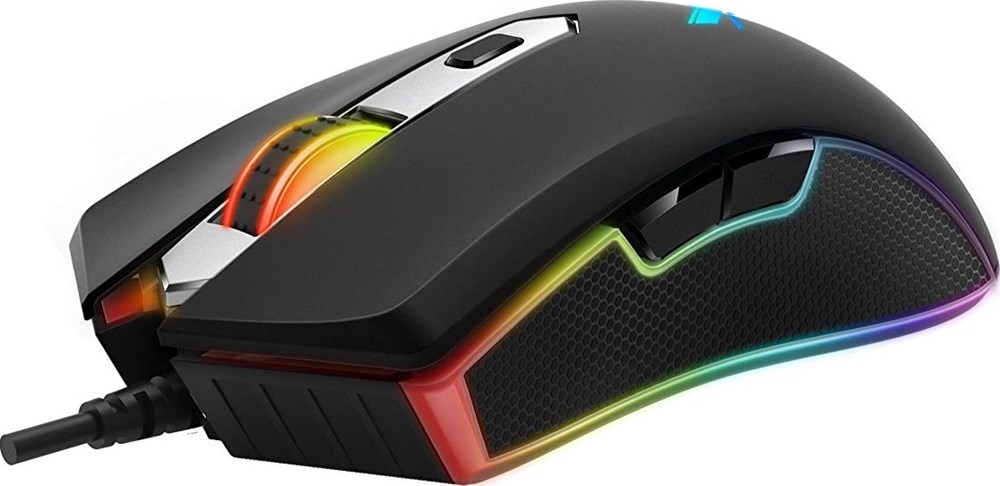 "Buy  RAPOO VPRO GAMING MOUSE WIRED V280 MULTI COLOR LED - BLACK Gaming Accessories  Online"