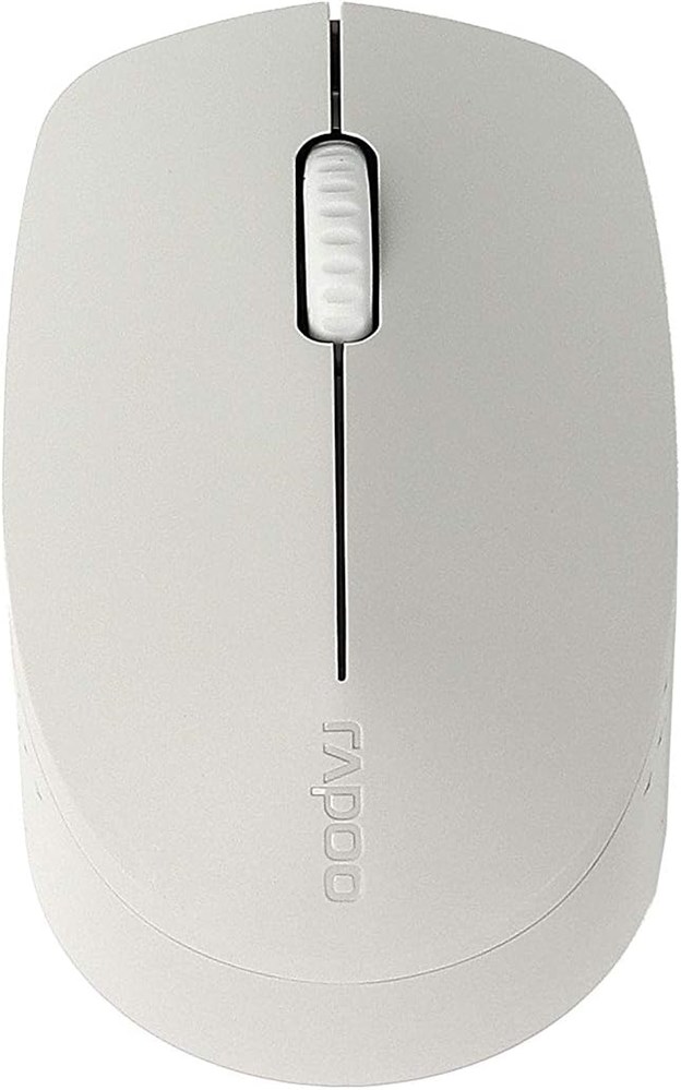 "Buy Online  RAPOO M100 MOUSE MULTIMODE SILENT LIGHT GREY Peripherals"