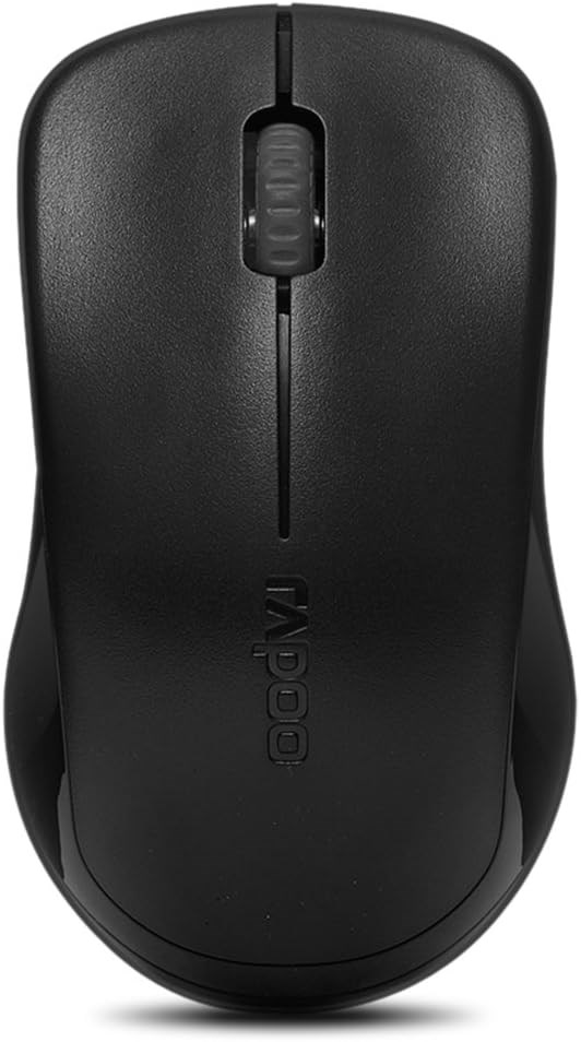 "Buy Online  RAPOO 1620 WIRELESS MOUSE BLACK - New 2022 BLISTER Peripherals"