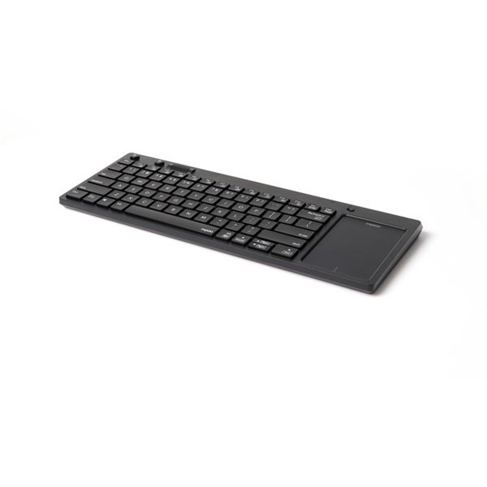 "Buy Online  RAPOO KEYBOARD WIRELESS WITH TOUCHPAD K2800- BLACK - ARB Peripherals"