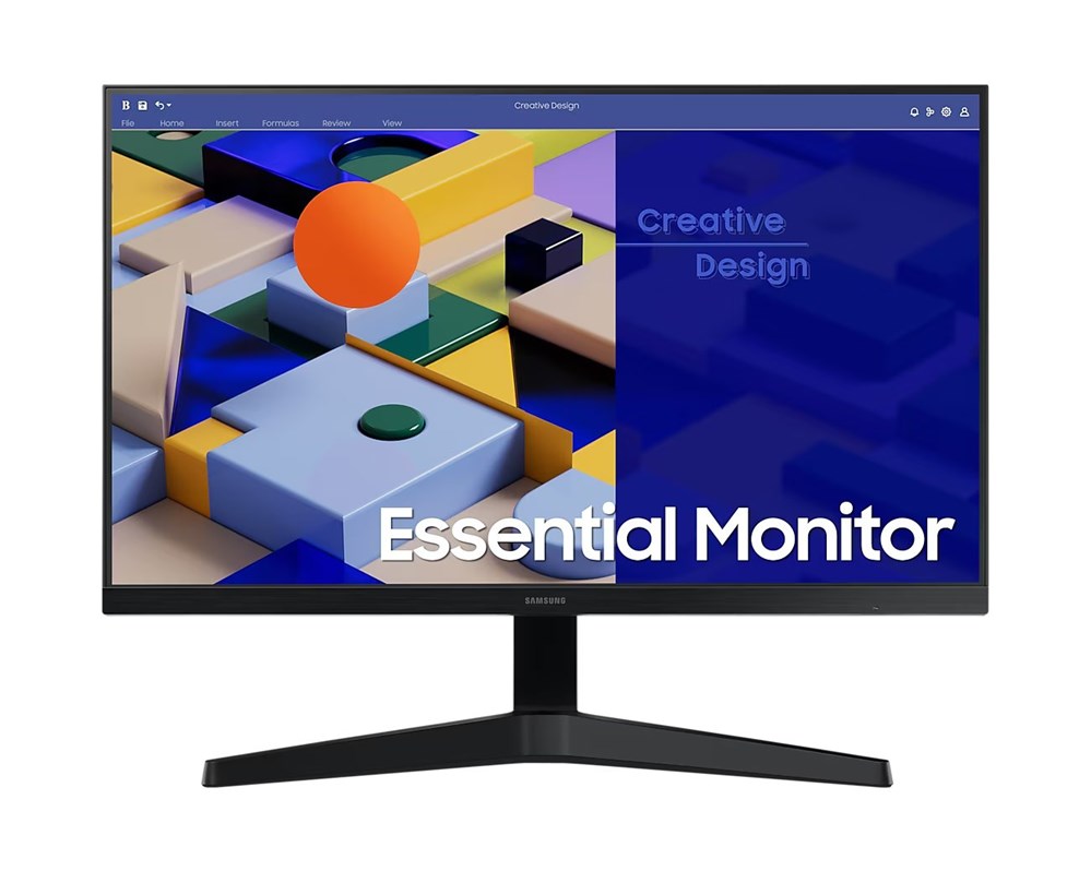 "Buy Online  SAMSUNG MAINSTREAM MONITOR 24 Inches LS24C310 FLAT|FHD|IPS PANEL|EYE-SAVER|75HZ|HDMI|D-SUB Gaming System"