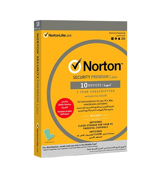 "Buy Online  NORTON 360 PREMIUM 75GB AR 1 USER 10 DEVICE 12MO 5+5 GENERI Softwares"