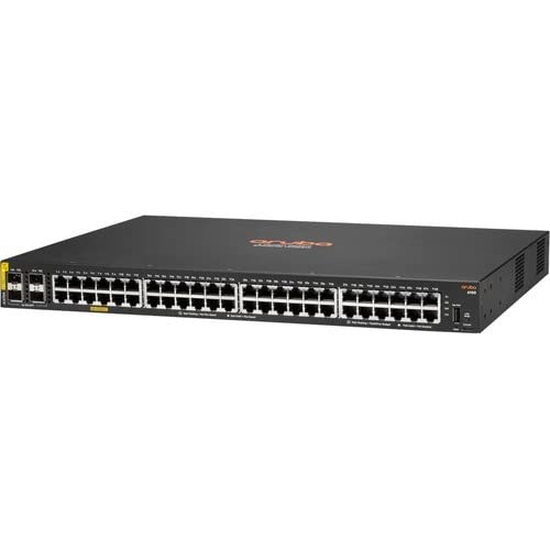 "Buy Online  HPE JL675A Aruba 6100 48G Class 4 PoE 4SFP+ 370W Switch Networking"