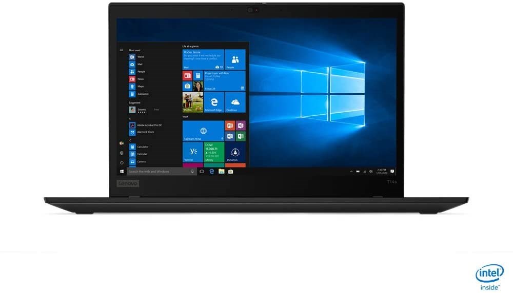 "Buy Online  Lenovo Thinkpad T14 GEN2 Laptop With 14 Inch FHD IPS Display 4 Core CPU 256GB Black Laptops"
