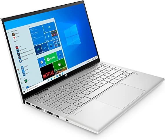 "Buy Online  HP PAVILION X360 14 ? DY0011NE (40M10ME) SLV Laptops"