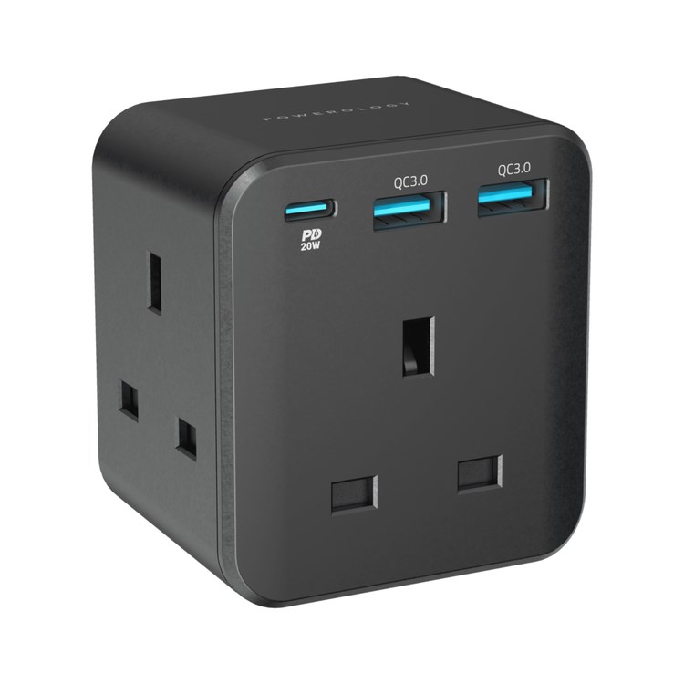 "Buy Online  Green Dual USB Port Wall Charger 12W UK with PVC Type-C Cable 1.2M/Black Mobile Accessories"
