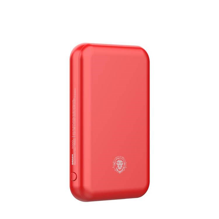 "Buy Online  Green Magnetic Suction Power Bank 5000mAh/Red Mobile Accessories"