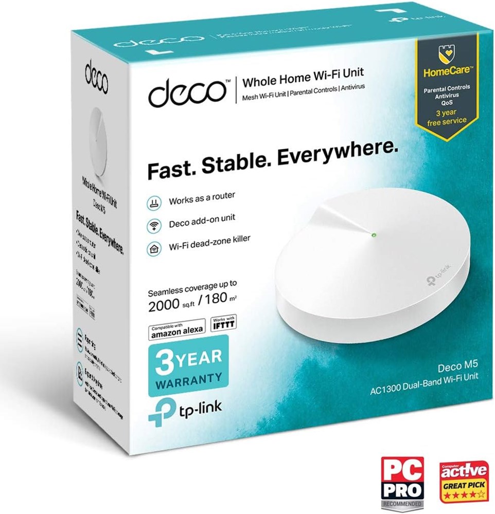 "Buy Online  TP-Link Deco M5 Mesh Wi-Fi Add-On Unit Networking"