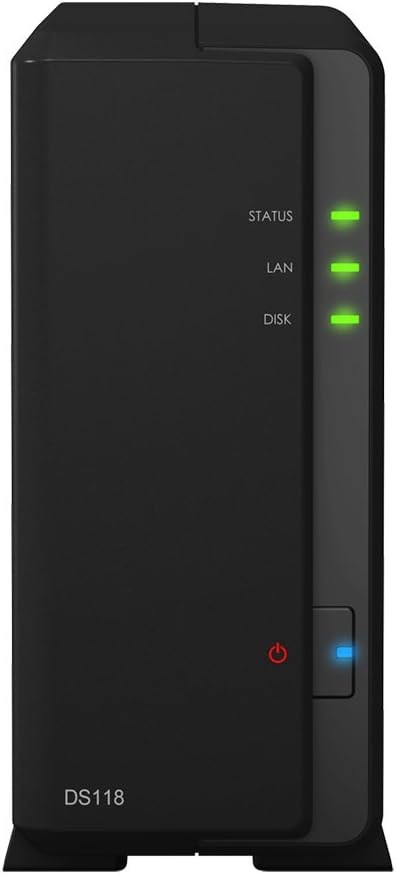 "Buy Online  Synology 1 bay NAS DiskStation DS118 (Diskless) Networking"