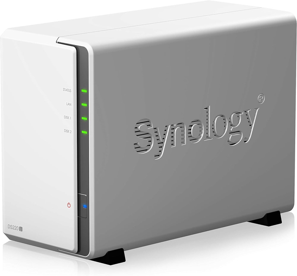 "Buy Online  Synology 2 bay NAS DiskStation DS220j (Diskless)| 2-bay; 512MB DDR4 Networking"