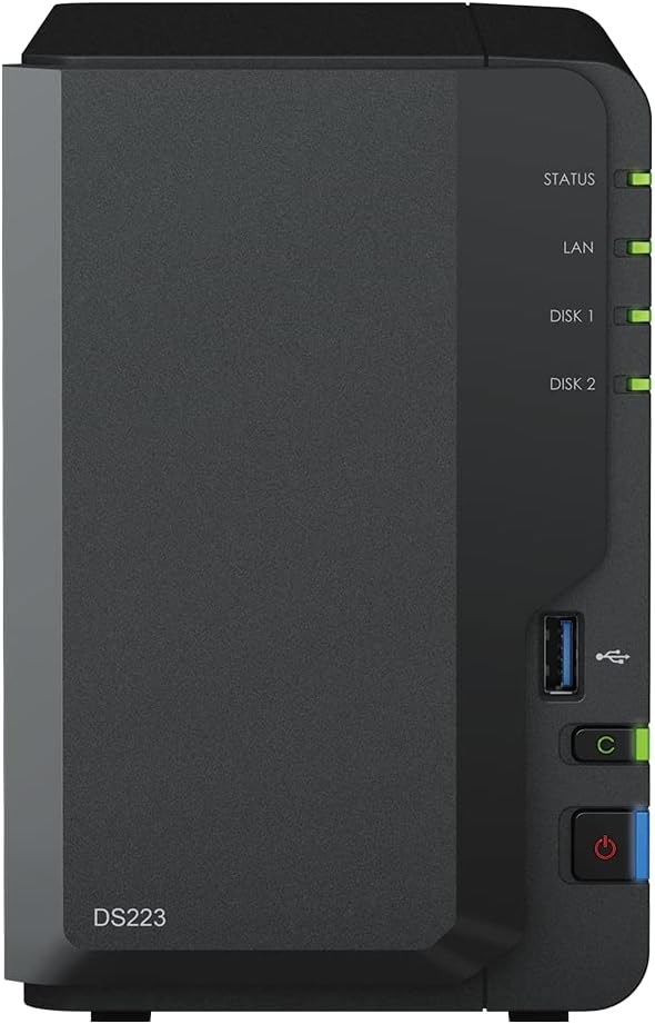 "Buy Online  Synology 2-Bay NAS DS223 (Diskless) Networking"