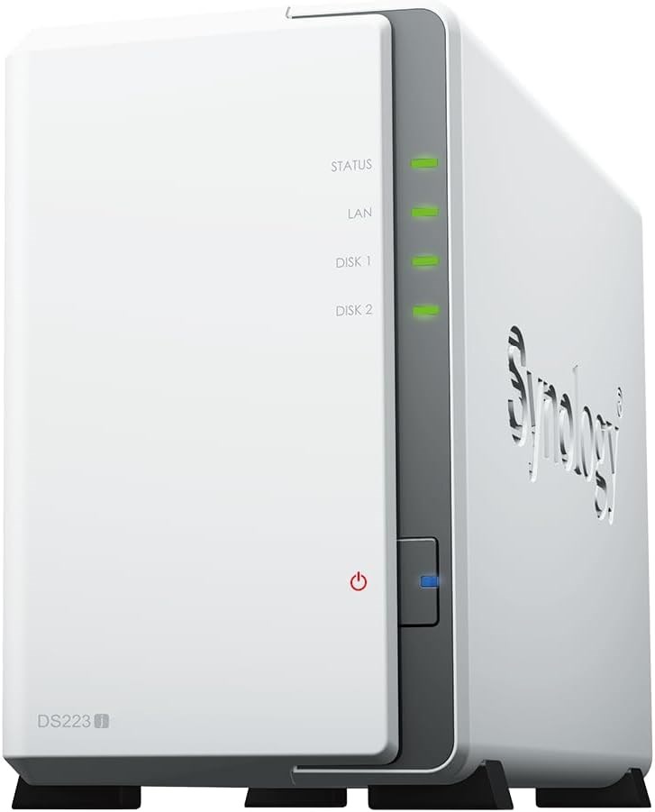 "Buy Online  Synology 2-Bay DiskStation DS223j (Diskless) Networking"