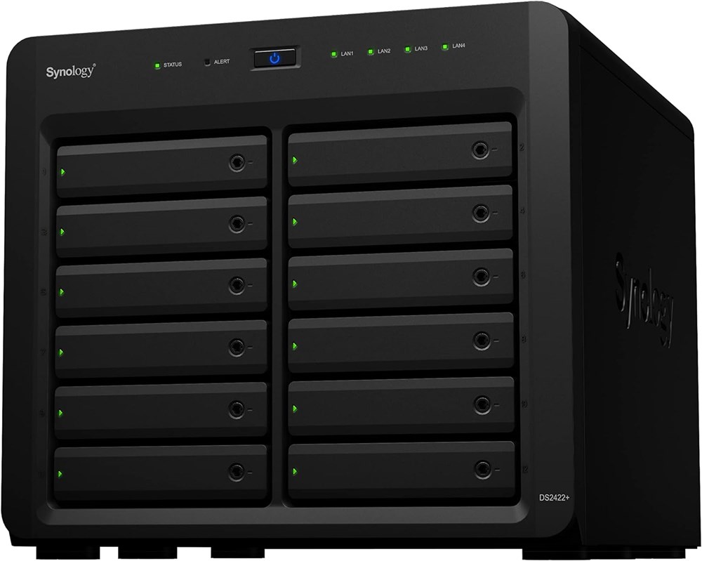 "Buy Online  Synology DiskStation 12 Bay DS2422+ Quad Core CPU with 4GB Memory (Diskless) Networking"