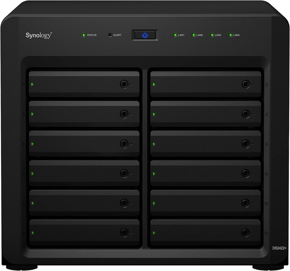 "Buy Online  Synology DiskStation 12 Bay DS2422+ Quad Core CPU with 4GB Memory (Diskless) Networking"